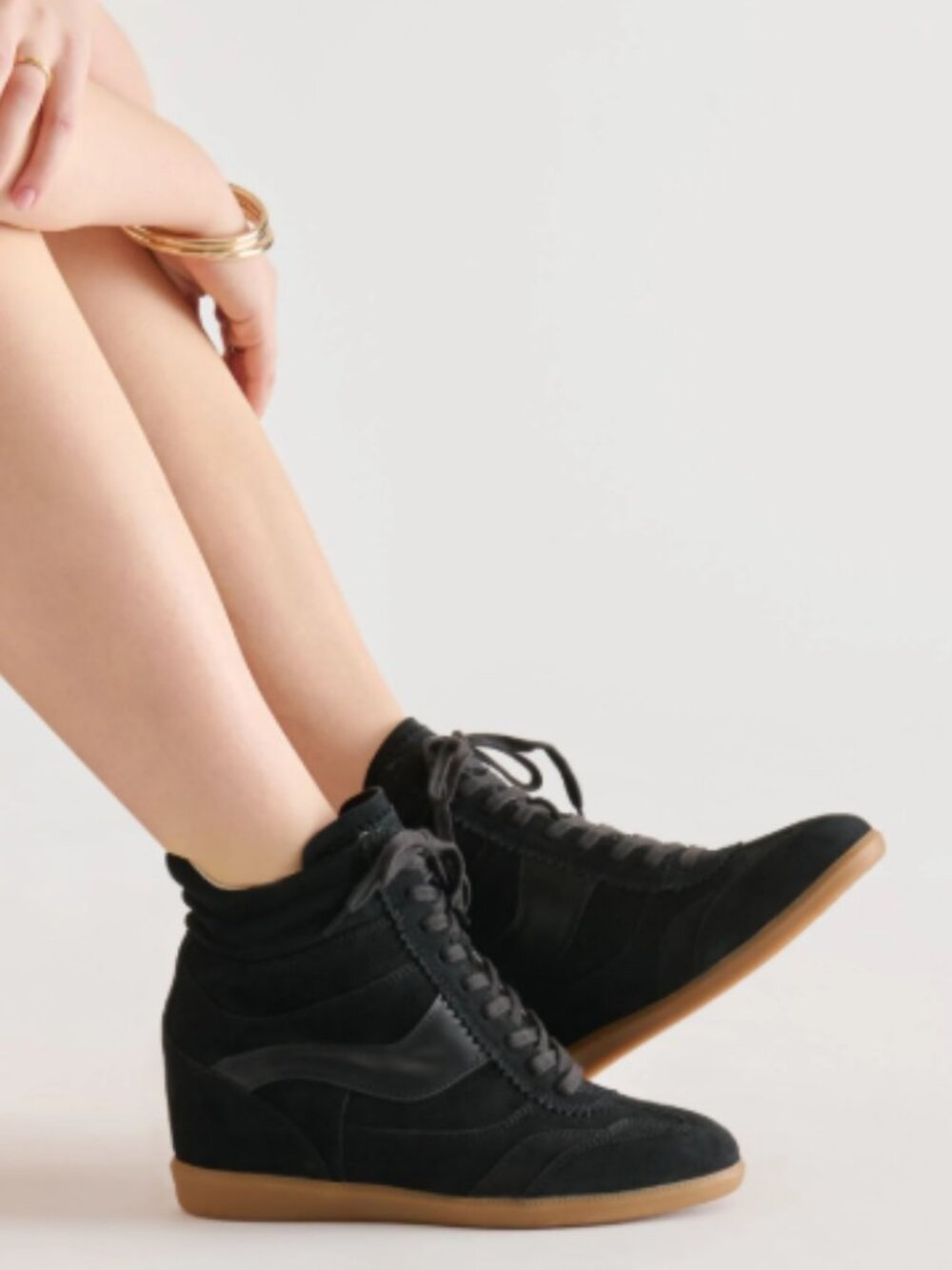 DOLCE VITA Issac Heeled Sneakers 3T7269 NEW in box